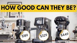 ULTIMATE BUDGET ESPRESSO MACHINES?: Delonghi Dedica, Smeg, Solis Barista Perfetta Plus