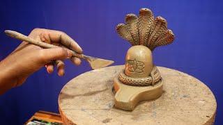 Mitti ka Shivling banana | panchmukhi sivhling murti making | clay art