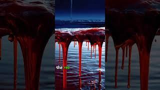 Antarctica's eerie blood falls: Exploring the mystery #shorts #bloodfalls #antartica