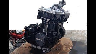 Kawasaki GPZ 600 R Engine Full Restoration - Part 4 (Engine assembly)GPX,ZL600,ZX600 engine