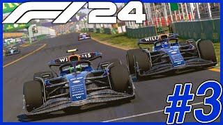 WE'VE RUN OUT OF FRONT WINGS | F1 24 Career Mode Episode 3 | Australian Grand Prix