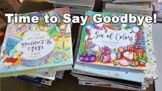 My Adult Colouring Book Collection & Unhaul 2024 - PART 1  (Decluttering the Craft Room Part 4)