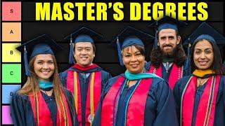 Masters Degree Tier List 2024 (Masters Degrees RANKED)