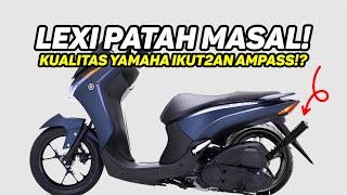 YAMAHA LEXI PATAH TULANG MASAL! RANGKA KEKAR, SHOCK BELAKANG AMBYAR!