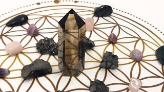 How to Make a Crystal Protection Grid with Shungite