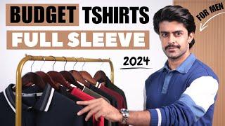 BUDGET FULL SLEEVES T-SHIRT FOR MEN