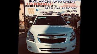 Avto Kredit Chevrolet COBALT 3 Yil Muddatga 23% Bosh tulov 20%