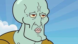 1 FULL HOUR OF SQUIDWARD TENTACLES LAUGHING 