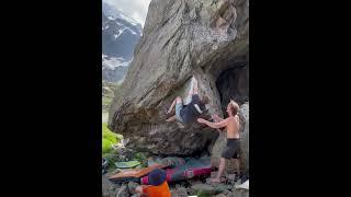 Longer Augustiner Hosenlupf, 7c+. Sustenpass