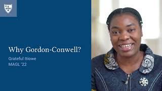 Why Gordon-Conwell? Grateful