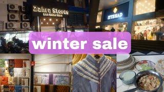 winter sale | end year sale | zahra store visit vlog | zee bukhari