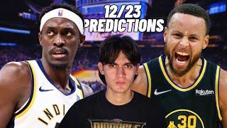 NBA PREDICTIONS & BEST BETS 12/23!