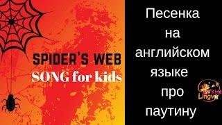 Детская песенка на английском языке про  паутину паука Spiders web Song for kids