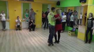 Kizomba Class 19.08.15 at AfroFusion School -  Ilya Subachev, Anna