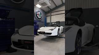 full service, brake bleed & health check #ferrari #automobile #supercars #mechanic #cars