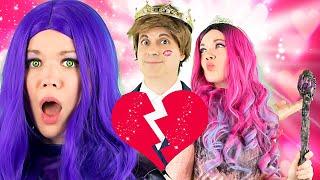 MAL and Ben BREAK UP!? AUDREY dates BEN?!  DESCENDANTS GIANT DATING GAME IN REAL LIFE! | BFF BESTIES