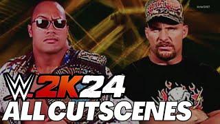 ALL WWE 2K24 Cutscenes 40 Years of WrestleMania Showcase