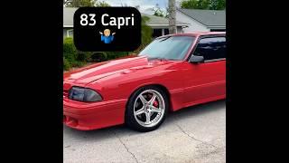 83’ MERCURY CAPRI Transformed into Aero Foxbody Mustang  #foxbodymustang #fordmustang #mustang #car