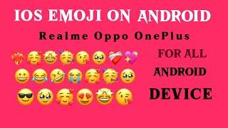 How to get iOS emojis on android! emojis on android Realme Android Instagram  ios iPhone Emoji On