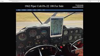 1962 Piper Colt PA-22 108 flight charactoristics