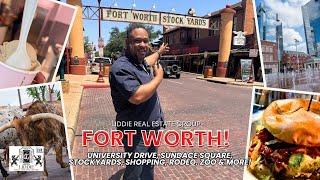 Lets Tour Downtown Fort Worth | Sundance Square | Stockyards | University Drive and Fort Worth Zoo!