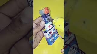 how to make at a home DC #motor and 9 volt #battery se mini fan kaise #banaye #short #video@crazymk