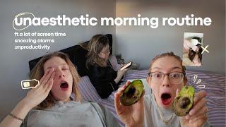 my morning routine that ACTUALLY works (not the aesthetic version) ‍️