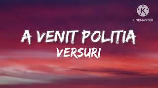 A venit politia - Theo Rose \\ Versuri