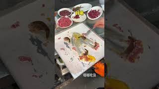 义乌街头的鲜肉猪肉肠粉！皮薄馅足好好吃！#肠粉 #义乌美食