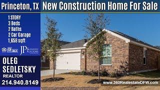 Princeton, TX - New Construction Home Floorplan | 3 Bed, 2 Bath, 2 Car | Oleg Sedletsky Realtor