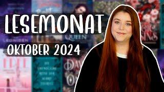 Lesemonat | Oktober 2024 | Endlich wieder lesen - der BESTE Monat  | Dunkelbuntetraeume