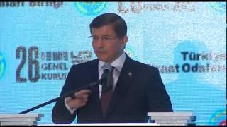 TZOB GENEL KURULU - BAŞBAKAN DAVUTOĞLU