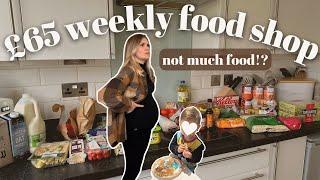 *REALISTIC* £65 Budget Friendly Weekly Food Shop 2023 UK: Cheap Food Shop Ideas UK  | HomeWithShan