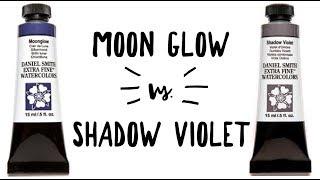 Daniel Smith Color Showdown Ep 1: Moonglow and Shadow Violet