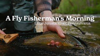 A Fly Fisherman's Morning | Nymphing the Little Juniata River for Wild Brown Trout