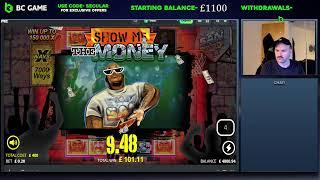 Slots & Football bets @BCGame - !discord in chat for wager race prizes! #slots #casino #bcgame