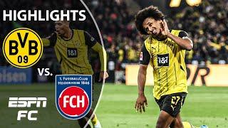 LATE HANDBALL  Borussia Dortmund vs. Heidenheim | Bundesliga Highlights | ESPN FC