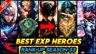 10 BEST EXP LANE HEROES SEASON 33 (2024) - Mobile Legends Tier List