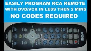 RCA Universal Remote Programming For DVD, VCD or VCR