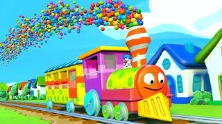 Train Song for Learning Colors Finger Family Nursery Rhymes