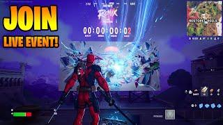 How To Join & Get Chapter 2 Remix: The Prelude Live Event NOW EARLY Map Code Playlist in Fortnite!