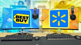 WALMART vs BESTBUY Budget Gaming Setup Challenge!