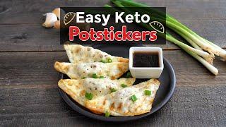 Easy Keto Potstickers with Asian Dipping Sauce