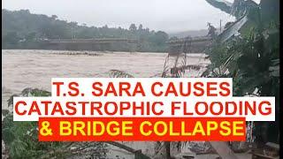 TROPICAL STORM SARA /Historic Flooding and Bridge Collapses in Honduras with 20+ inches of rain!