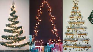 +100 AMAZING CHRISTMAS IDEAS 2025 - WALL MOUNTED CHRISTMAS TREES - CHRISTMAS DECORATION IDEAS 2025