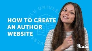 How to Create an Author Website