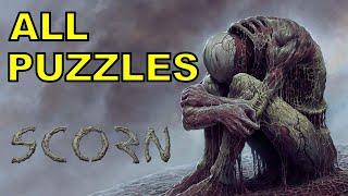 Scorn All Puzzles Solutions Explained