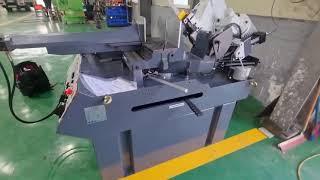 GEORGE BANDSAW CY-355 / 죠지 톱기계 설치 및 테스트 / 최대절단 355파이 / 양각절단가능 / 유압식 자동상승 자동하강 / 유압바이스  / 유림싸이겐