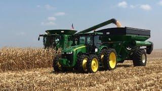 2015 John Deere 8370R & S680 - Farm Progress Show 2015