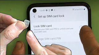 How to set up SIM card lock